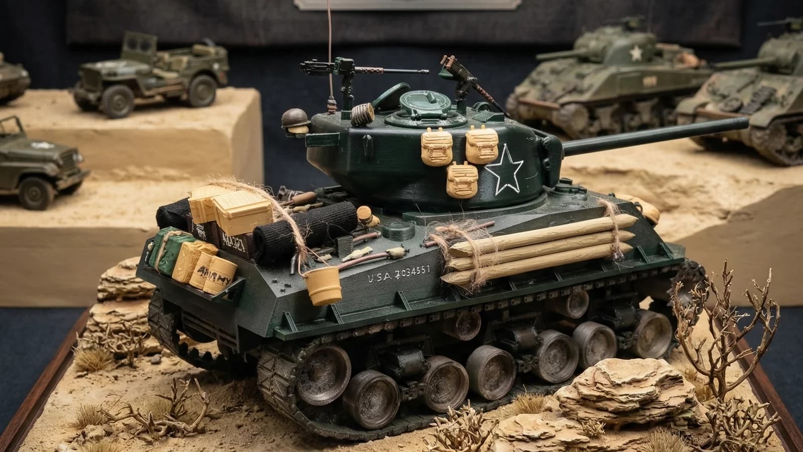 Sherman Tank 1:16 Scale