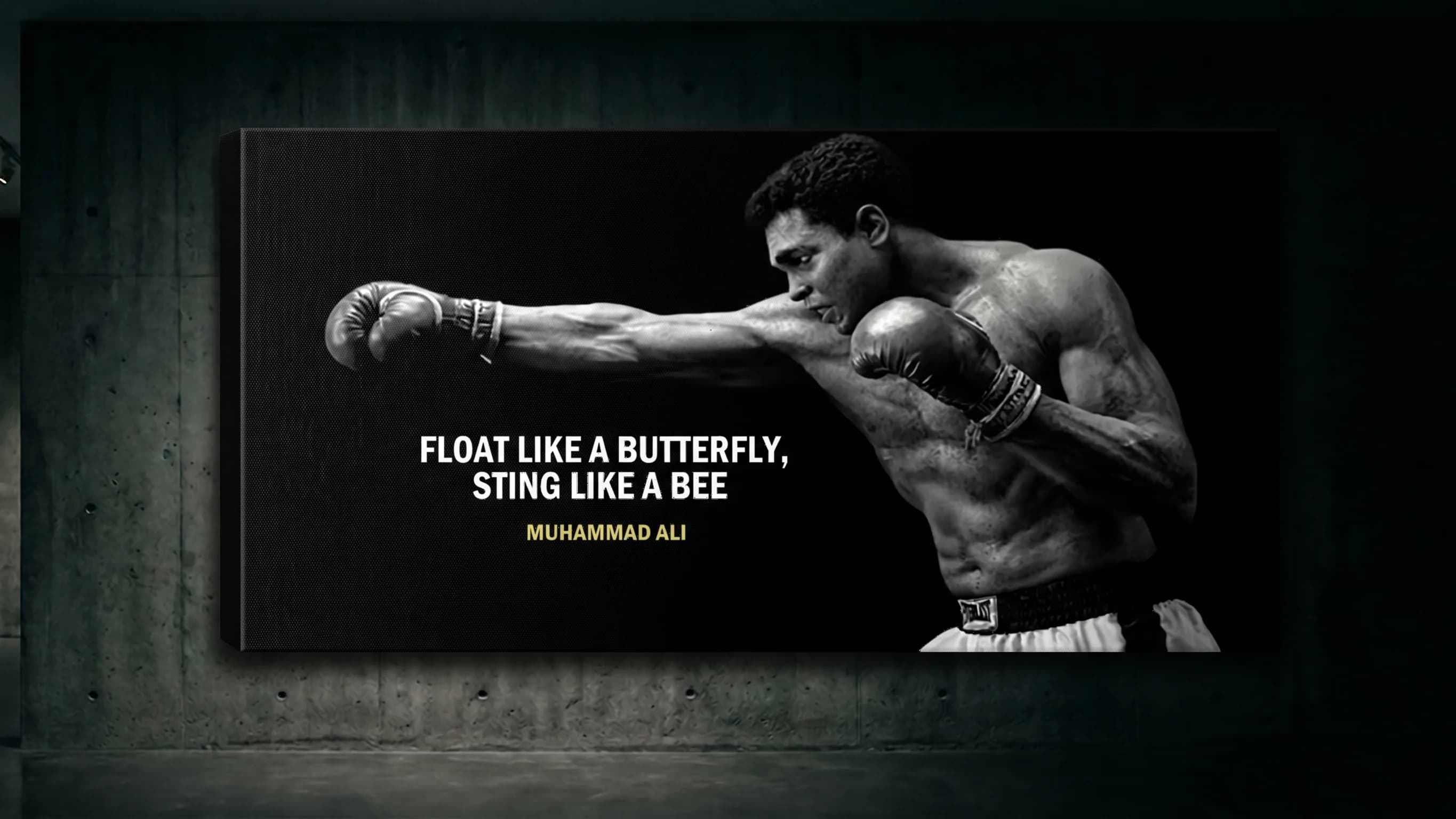 Muhammad Ali “Float Like a Butterfly”