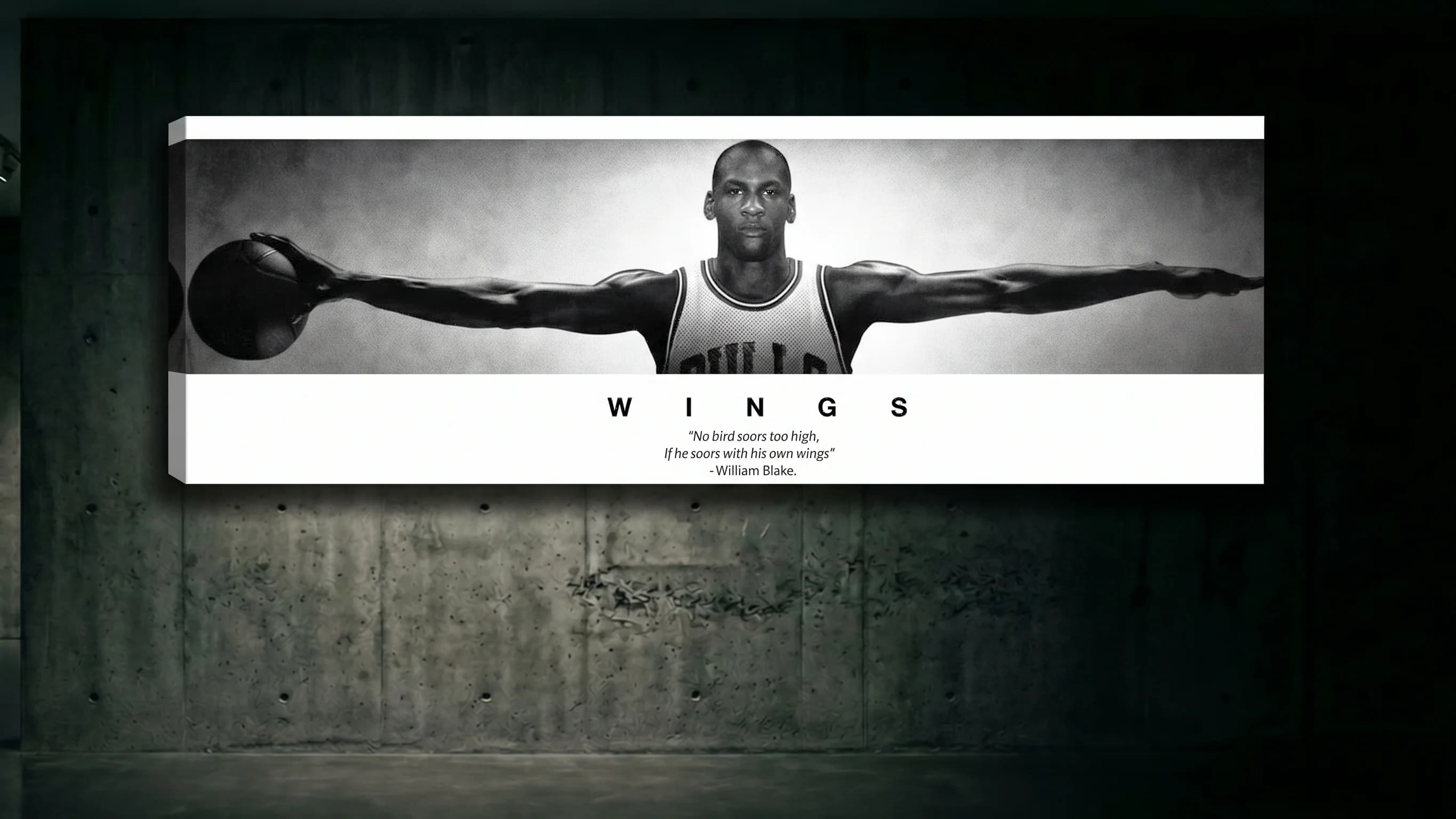 Michael Jordan’s Premium Framed Canvas