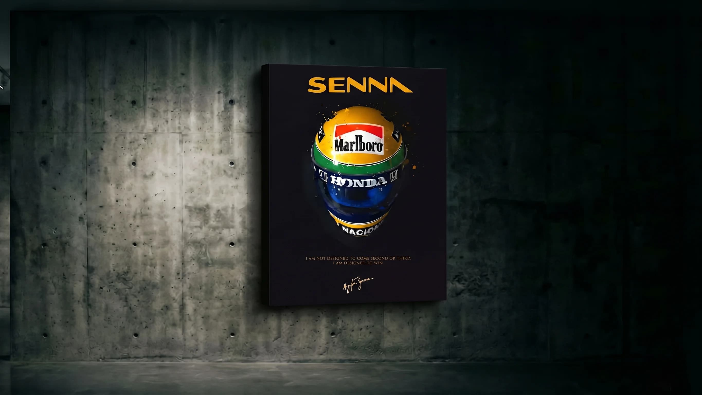 Ayrton Senna Helmet Tribute