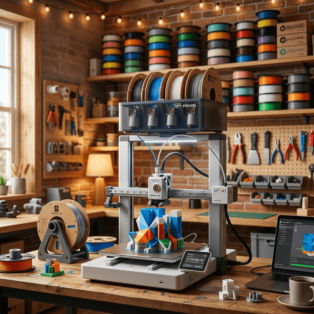 Bambu Lab A1 3D Printer Home Studio