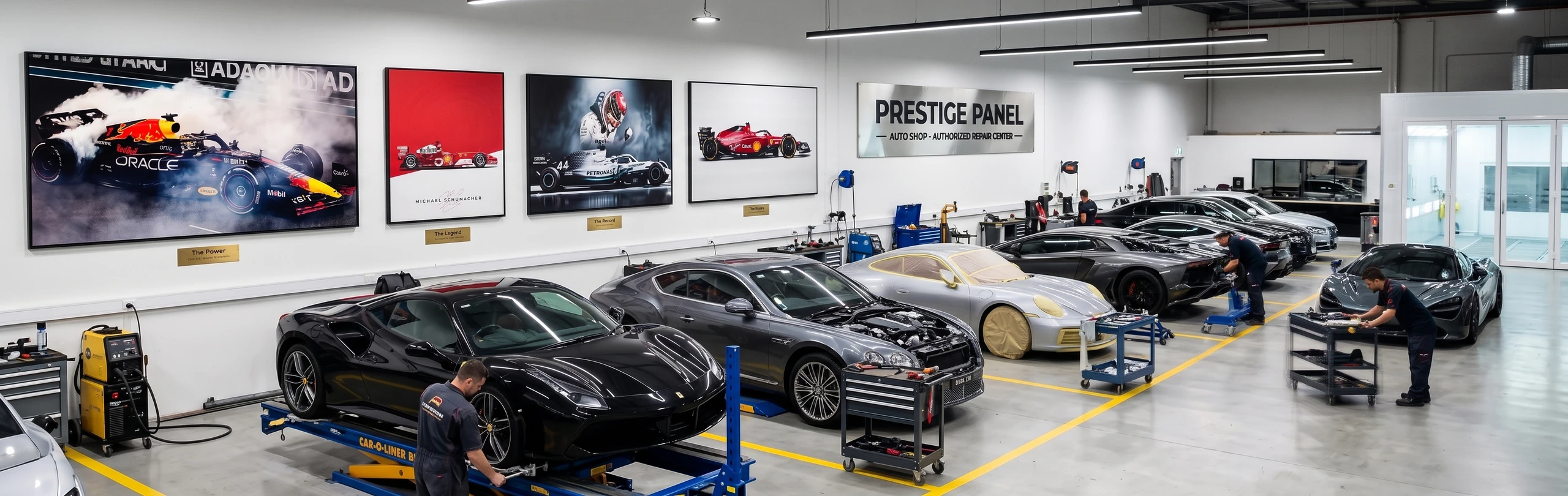 Macleod Studio Auto Shop Canvas Staging Showcase - Prestige Panel
